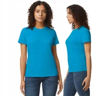 Koszulki i topy damskie - Koszulka Damska T-shirt Bawełna SOFTSTYLE Gildan GIL6500 NIEBIESKI Szafir X - miniaturka - grafika 1