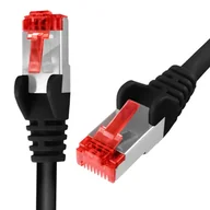 Pozostałe akcesoria sieciowe - Kabel RJ45 CAT 6 S/FTP AWG27 LSZH czarny 25m - miniaturka - grafika 1