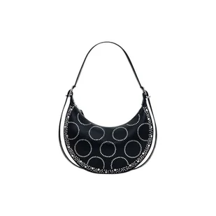 Desigual, BAG_PUNKETTE_CASCAIS MEDI Damskie, Czarny (Black) - Torebki damskie - miniaturka - grafika 1