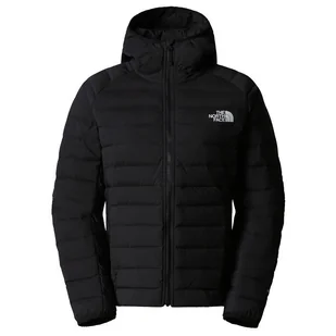 Kurtka damska The North Face W Belleview Stretch Down Hoodie Rozmiar: S / Kolor: czarny/biały - Kurtki i kamizelki sportowe damskie - miniaturka - grafika 1