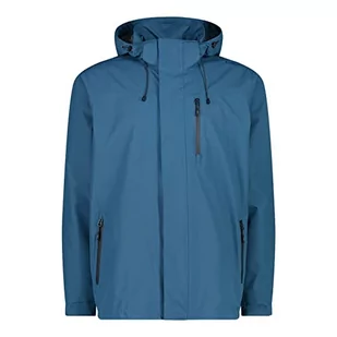 CMP Męska Kurtka Deszczowa Z Zdejmowanym Kapturem - 30x9727 Kurtka przeciwdeszczowa Mężczyźni - Kurtki męskie - miniaturka - grafika 1