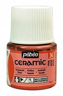 PEBEO FARBY DO CERAMIKI 45ML PINK - Farby i media malarskie - miniaturka - grafika 1