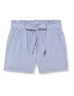 Spodenki damskie - ONLY Onlsmilla Belt Noos szorty damskie, Medium Blue Denim/Stripes:w/Stripes, 3XL - miniaturka - grafika 1