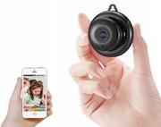 Minikamery i aparaty szpiegowskie - Kamera Wifi Ip Szpiegowska Mała Mini Podczerwień - miniaturka - grafika 1