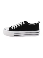Trampki damskie - Tom Tailor Sneakersy w kolorze czarnym - miniaturka - grafika 1