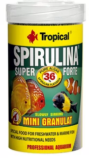 Tropical Super Spirulina Forte Mini Granulat 100ml 60543 - Pokarm dla ryb - miniaturka - grafika 1