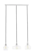 Lampy sufitowe - Kaspa Lampa wisząca Longis chrom 3 klosze 10521309 - miniaturka - grafika 1