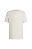 Koszulki męskie - adidas Mężczyźni ESSENTIALS SMALL LOGO SINGLE JERSEY TEE, Wonder Alumina/White, L - miniaturka - grafika 1