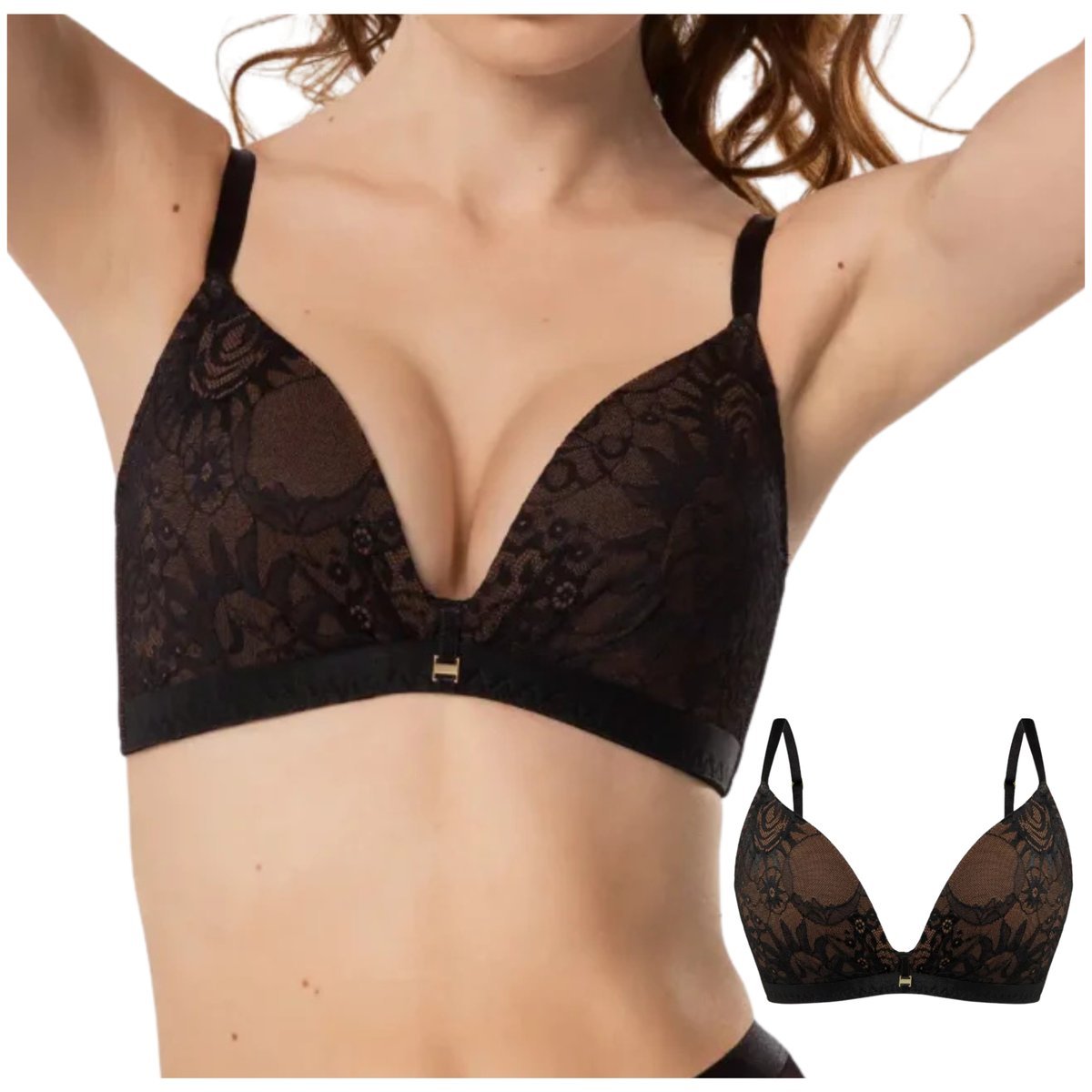 Biustonosz Mefemi VANESSA BD39 czarny - 70F
