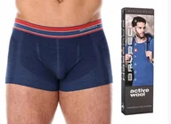 Majtki męskie - BIELIZNA bokserki termo BRUBECK ACTIVE WOOL L - miniaturka - grafika 1