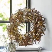 Sztuczne kwiaty - Wieniec z suszonych kwiatów Evique - miniaturka - grafika 1