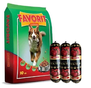 Favorit Karma sucha dla psa z wołowiną 10kg + 10% GRATIS - Sucha karma dla psów - miniaturka - grafika 4