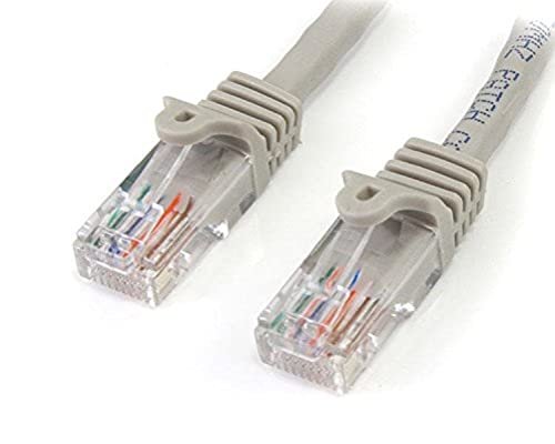 StarTech.com 15 m Cat5e Snagless RJ45 UTP kabel krosowy - Cat 5e kabel sieciowy 15 m - szary