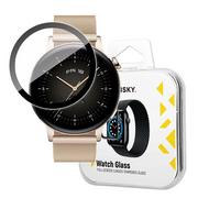 Akcesoria do smartwatchy - Wozinsky Szkło Hybrydowe do Huawei Watch GT 3 46 mm Czarny - miniaturka - grafika 1