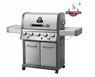 Grille gazowe - GRILL GAZOWY EL FUEGO BELLEVUE 24.5kW ŻELIWNY RUSZT 72KG +REDUKTOR SOLIDNY! - miniaturka - grafika 1