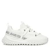 Sneakersy męskie - Sneakersy Versace Jeans Couture 78YA3SN2 Biały - miniaturka - grafika 1