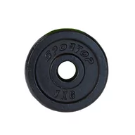 Obciążenia - VS, Obciążenie żeliwne, czarny, 1kg - miniaturka - grafika 1