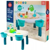 Zabawki do piasku - Piaskownica Dla Dzieci Stolik Edukacyjny 2W1 Stół Wodny Plac Zabaw - miniaturka - grafika 1
