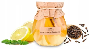 Symbol Smaku Cytryny w Syropie z Goździkami 260g - Konfitury, marmolady, powidła - miniaturka - grafika 1