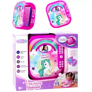 COIL  Pamiętnik na kod notes notatnik A5 sekretny magiczny na hasło jednorożec angielski - Szkolne artykuły papiernicze - miniaturka - grafika 1