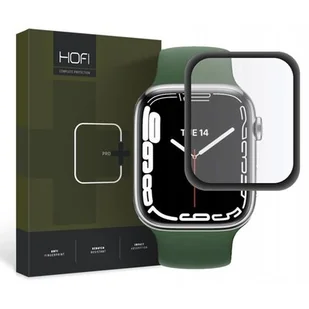 Hofi Szkło hybrydowe Hybrid Pro+ do Apple Watch 7 45mm) Czarny - Akcesoria do smartwatchy - miniaturka - grafika 1