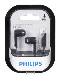 Philips SHE1405BK/10 czarne - Słuchawki - miniaturka - grafika 1