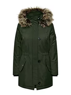 Bestseller A/S Damska parka zimowa ONLIRIS CC 2023 OTW płaszcz, Rosin/Detail:Brown FUR, S, Rosin/Detail:BROWN FUR, S - Płaszcze damskie - miniaturka - grafika 1