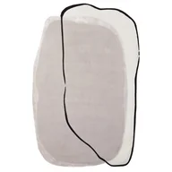 Dywany - Dywan owalny z wełną SPOT 200x300 Beżowy - miniaturka - grafika 1