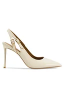 Sandały damskie - Eva Minge Sandały ABELE-959P-519 Écru - miniaturka - grafika 1