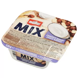 Müller - Jogurt o smaku śmietankowym z wafelkami kakaowymi - Kefiry, jogurty, maślanki - miniaturka - grafika 1