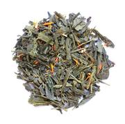 Herbata - Herbata zielona smakowa sencha żeńszeniowa 100g najlepsza herbata liściasta sypana w eko opakowaniu - miniaturka - grafika 1