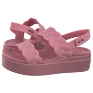 Sandały damskie - Sandały Brooklyn Woven Upper Lw Rosette 209977-6XX (CR383-c) Crocs - miniaturka - grafika 1