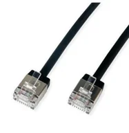 Patchcordy - ROLINE U/FTP Data Center Patch Cord Cat.6A Class EA, LSOH, Slim, Ultra Short Connector, czarny, 2 m - miniaturka - grafika 1