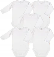 Body dla niemowląt - Body Dłr 5PAK BIAŁE r 98 KLEKLE - miniaturka - grafika 1