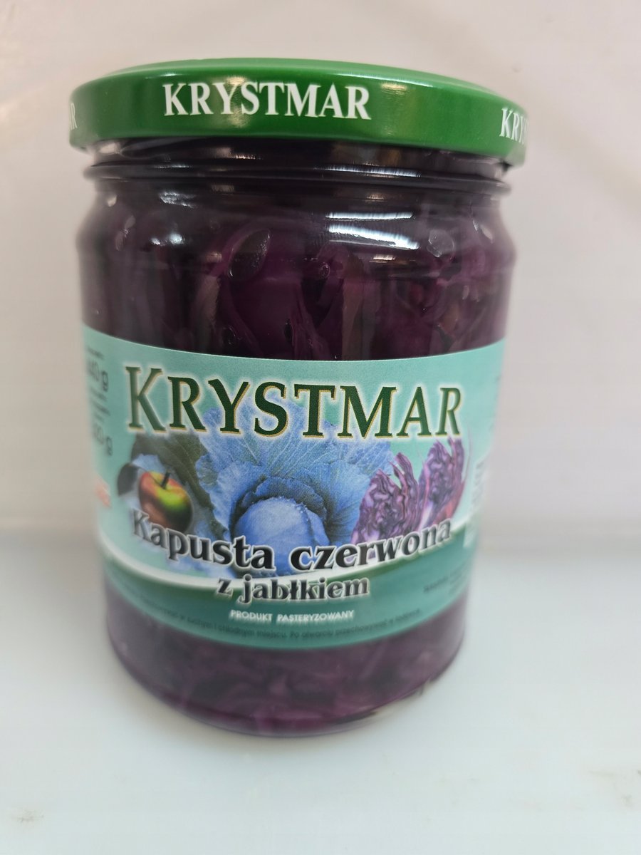 Kapusta czerwona z jabłkiem 850g KRYSTMAR