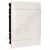Bezpieczniki elektryczne - Rozdzielnica Wnękowa Practibox S 2X12 Drzwi Białe - miniaturka - grafika 1