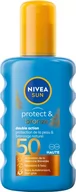 Balsamy i kremy do opalania - Nivea Sun Protect&amp;Bronze - Spray aktywujący naturalną opaleniznę SPF50 200 ml - miniaturka - grafika 1