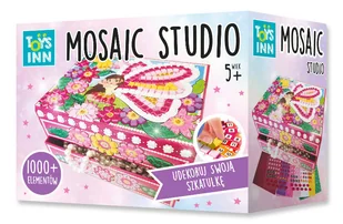 Toys Inn, Zestaw kreatywny szkatułka mozaika Wróżka - Prace ręczne dla dzieci - miniaturka - grafika 1
