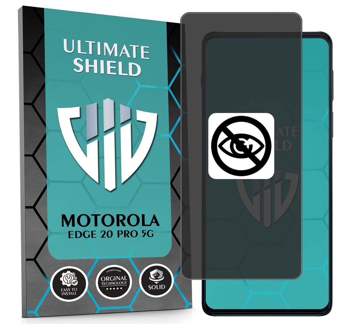 NAJLEPSZA FOLIA 5D ANTYSZPIEGOWSKA DO MOTOROLA EDGE 20 PRO 5G HYDROŻELOWA