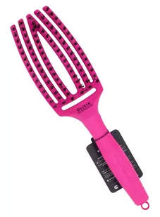Olivia Garden Fingerbrush szczotka do włosów Neon Pink, Amazonki 2023 - Szczotki i grzebienie do włosów - miniaturka - grafika 1