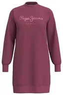 Sukienki - Pepe Jeans Lexie Sukienka damska, Różowy (Ciemny rumieniec, M - miniaturka - grafika 1