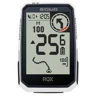 Liczniki rowerowe - Licznik rowerowy SIGMA Rox 4.0 Endurance Sensor Set Biały Podświetlany - miniaturka - grafika 1