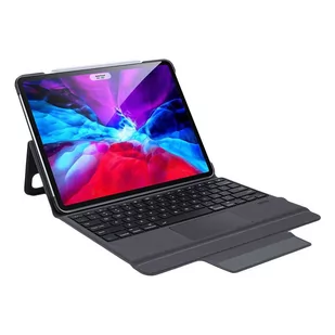 Dux Ducis Touchpad Keyboard Case etui na tablet bezprzewodowa klawiatura Bluetooth iPad Pro 12.9'' 2018 / 2020 / 2021 czarny - Etui i futerały do telefonów - miniaturka - grafika 2