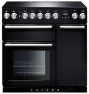 Kuchenki elektryczne - Kuchnia z płytą indukcyjną FALCON Nexus 90 Czarny chrom NEX90EIBL/C-EU - miniaturka - grafika 1