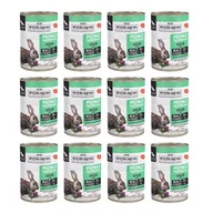 Mokra karma dla psów - Wiejska Zagroda Królik 12x400g Mokra karma dla psa monoproteinowa - miniaturka - grafika 1