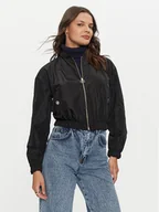 Kurtki damskie - Rinascimento Kurtka bomber CFC0119826003 Czarny Regular Fit - miniaturka - grafika 1