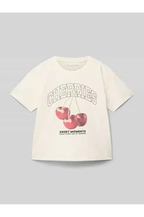 T-shirt o kroju oversized z czystej bawełny - Tom Tailor - Koszulki i topy damskie - miniaturka - grafika 1