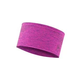 Opaska wielofunkcyjna z elementami odblaskowymi Buff Dryflx Headband Pink Flour - Czapki i chusty sportowe damskie - miniaturka - grafika 1