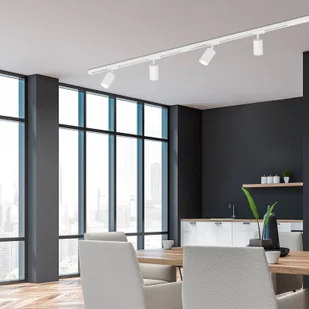 Briloner System szynowy LED Rail, spoty, biały, 4-punktowy, długość 1,5 m - Lampy pozostałe - miniaturka - grafika 1