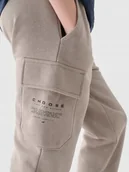 Spodnie damskie - SPODNIE CHŁOPIĘCE TTROM760 4F 122cm - miniaturka - grafika 1